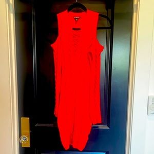 Guess - Red sweater dress